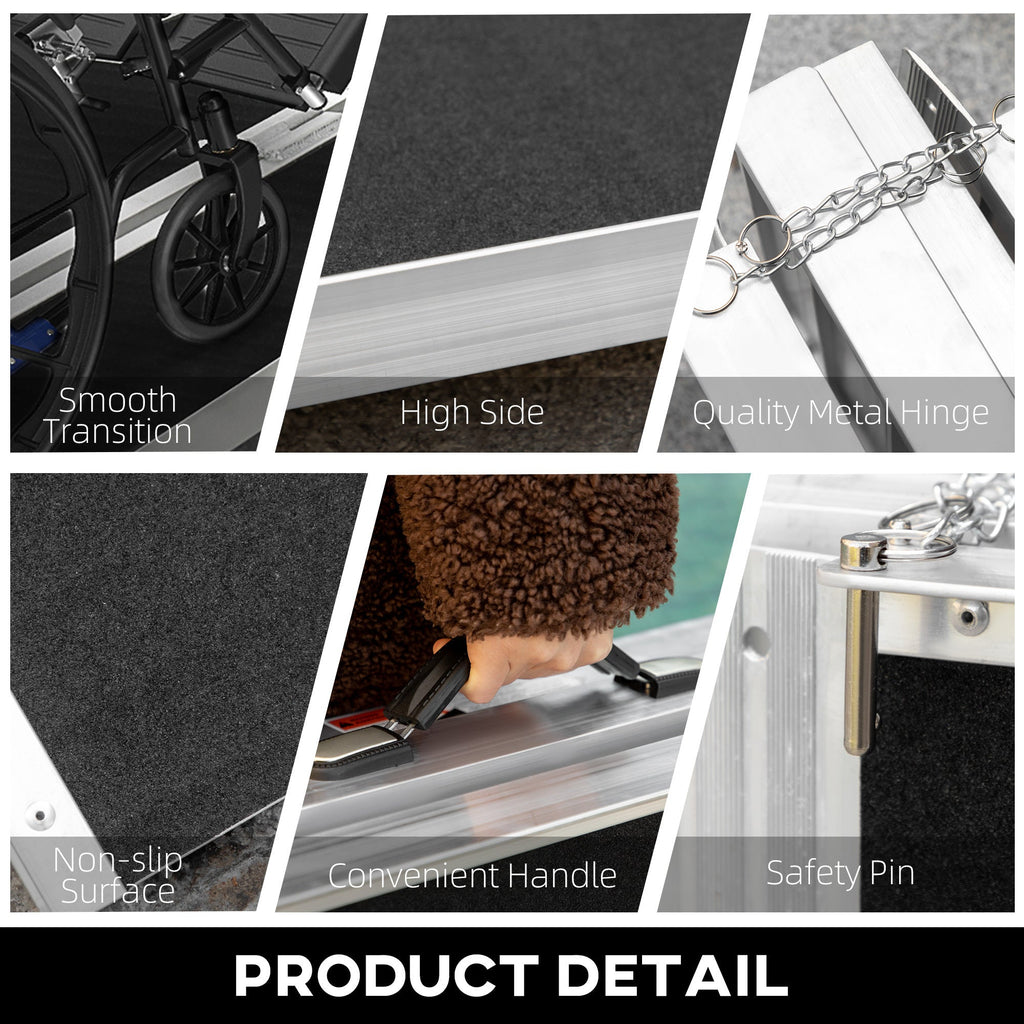 Metal Portable Wheelchair Ramps