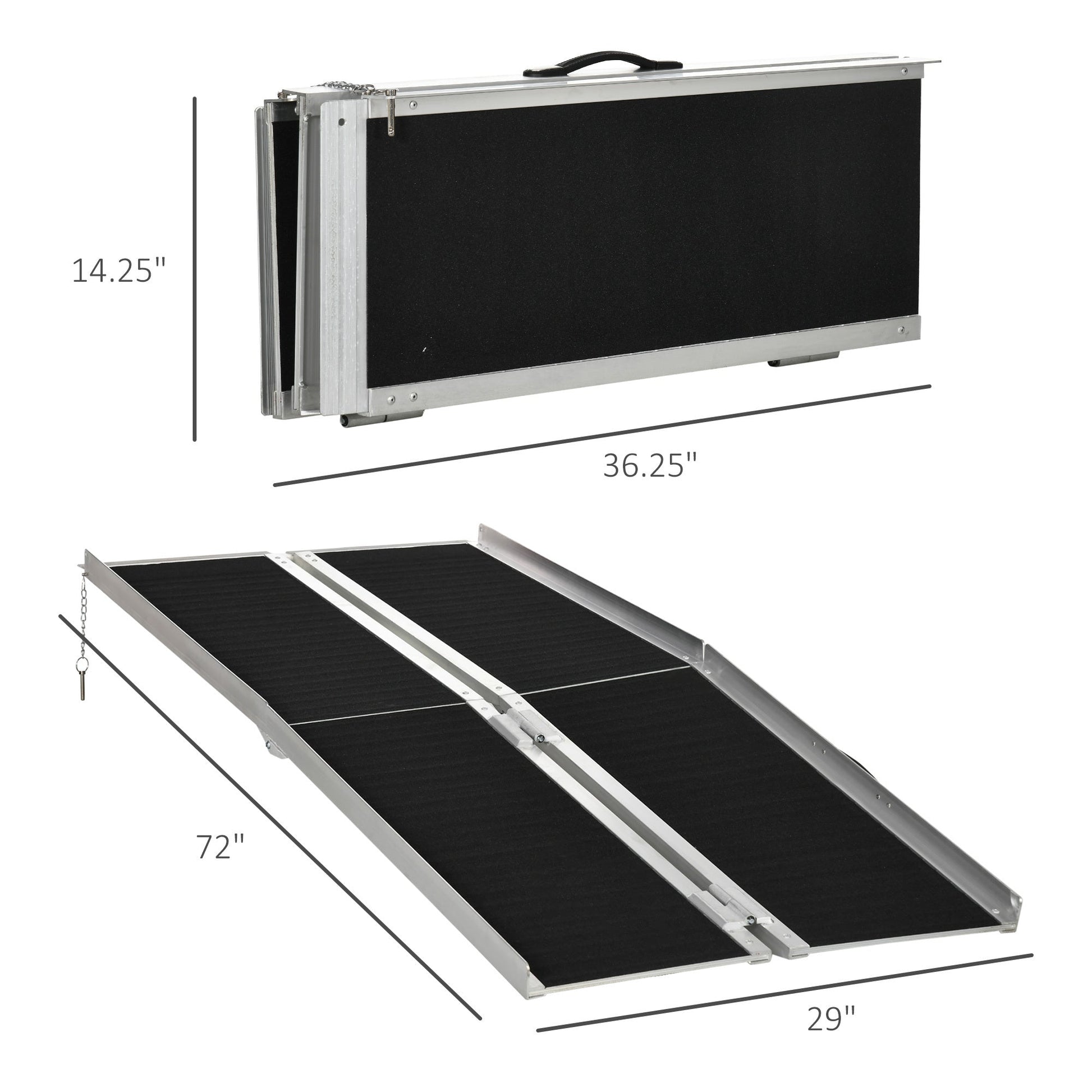Metal Portable Wheelchair Ramps