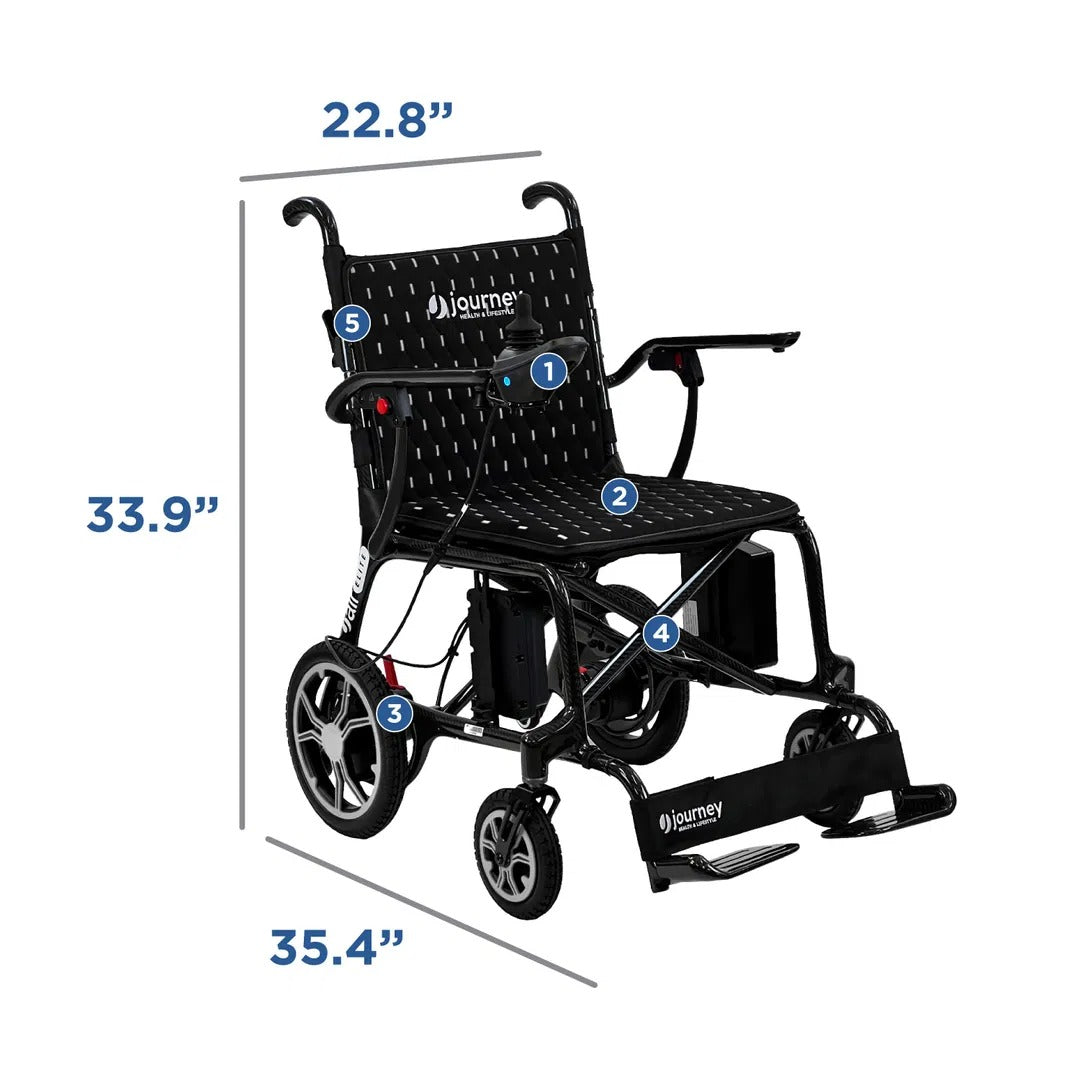 Journey Air Elite Lightweight Folding Power Chair